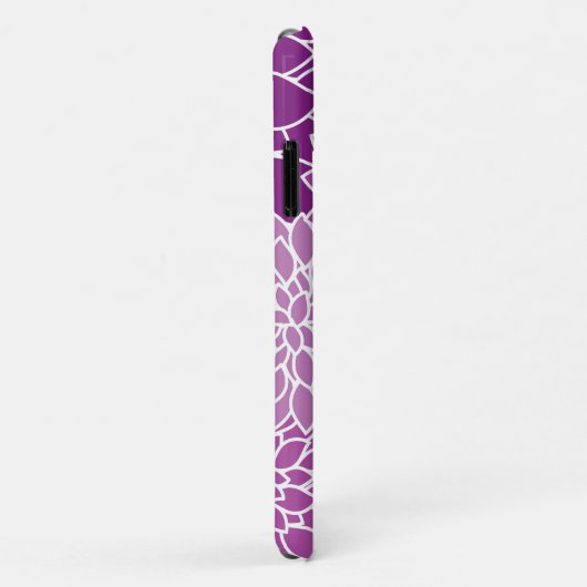 Dahlia Flowers, Flowers Pattern, Paarse Dahlia Case-Mate iPhone Case (Achterkant/rechts)