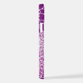 Dahlia Flowers, Flowers Pattern, Paarse Dahlia iPhone Hoesje (Rechterkant)