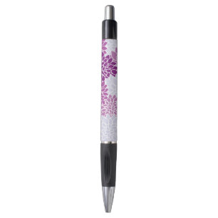 Dahlia Flowers, Flowers Pattern, Paarse Dahlia Pen