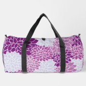 Dahlia Flowers, Flowers Pattern, Paarse Dahlia Plunjezak (Achterkant)