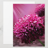 Dahlia Flowers Kaart (Voorkant / Achterkant)