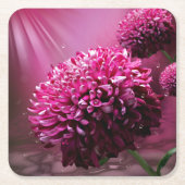 Dahlia Flowers Kartonnen Onderzetters (Voorkant)