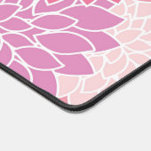 Dahlia Flowers, patroon van bloemen, roze Dahlia Bureaumat (Hoek)