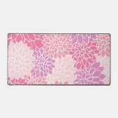 Dahlia Flowers, patroon van bloemen, roze Dahlia Bureaumat (Voorkant)