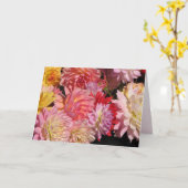 Dahlia Flowers Verjaardag Kaart (Gele Bloem)