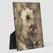 Dahlia Fotoplaat (Zijkant)