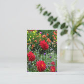 Dahlia Garden ATC Visitekaartje (Staand voorkant)