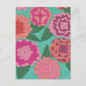 Dahlia Garden Briefkaart (Voorkant)