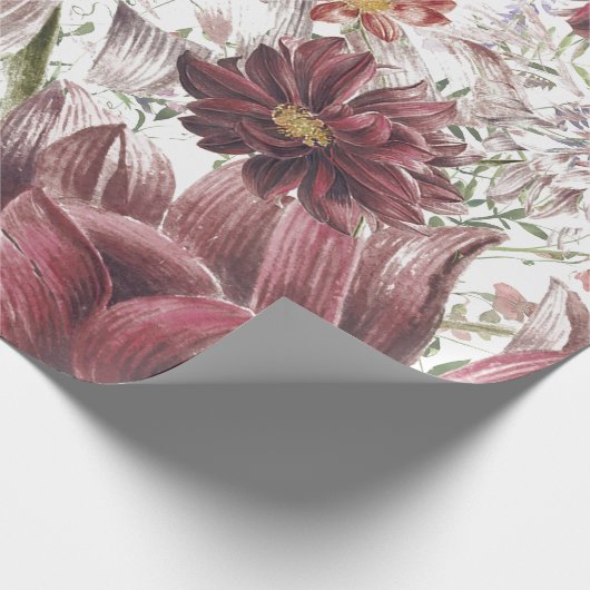Dahlia Garden Decoupage/Gift Wrap Paper Cadeaupapier (Hoek)