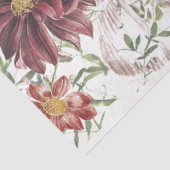 Dahlia Garden Decoupage/Weefpapier Tissuepapier (Detail)