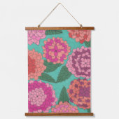Dahlia Garden Hangend Wandkleed (Voorkant)