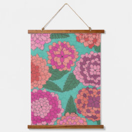 Dahlia Garden Hangend Wandkleed