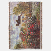 Dahlia Garden in Argenteuil Claude Monet Fine Art Deken (Voorkant Verticaal)