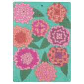 Dahlia Garden Klembord (Achterkant)