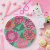 Dahlia Garden Papieren Bordje (Feest)