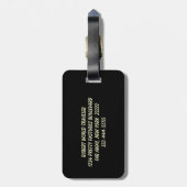 Dahlia Gardener Bagagelabel (Achterkant verticaal)