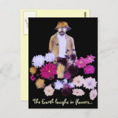 Dahlia Gardener Briefkaart (Voorkant / Achterkant)