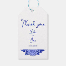 Dahlia gepersonaliseerde bruiloft cadeau Labels