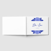 Dahlia gepersonaliseerde bruiloft gastenboek (Volledig)