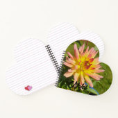 Dahlia hart notitieboek (Binnen)