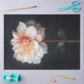 Dahlia in Bloom Botanische Schilderij Decoupage Tissuepapier (Craft)