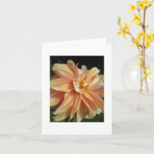 Dahlia Kaart (Gele Bloem)