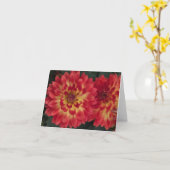 Dahlia Kaart (Gele Bloem)