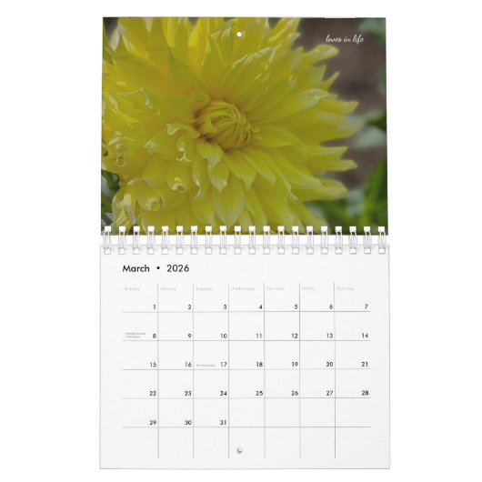 Dahlia Kalender (Mar 2026)
