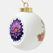 Dahlia Keramische Bal Ornament (Rechts)