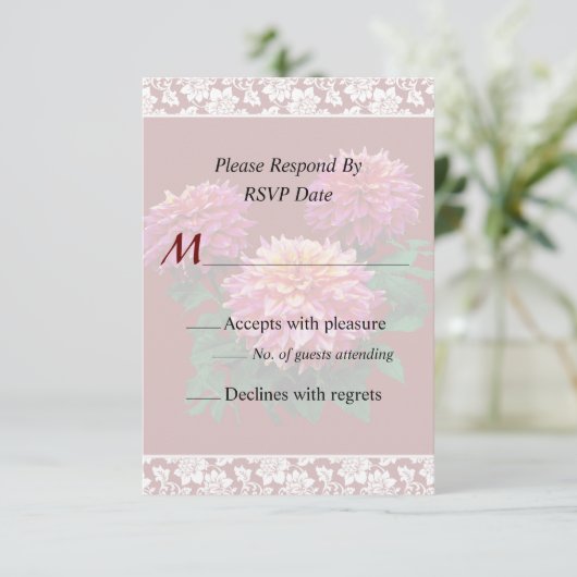 Dahlia Kidds Climax Trouw Uitnodiging (Staand voorkant)