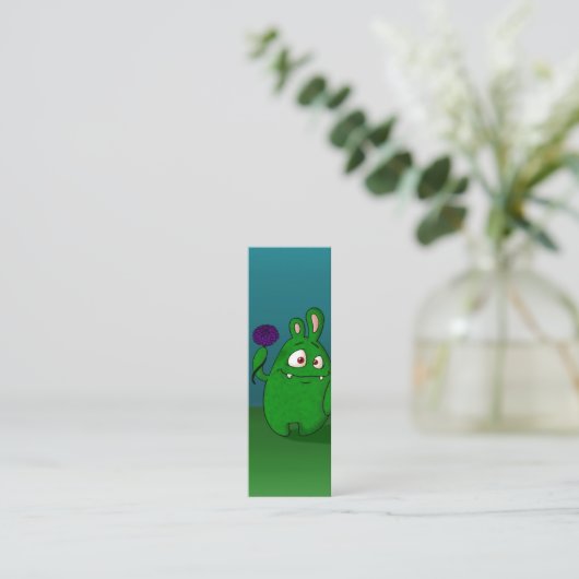 Dahlia Kindness Kaarten Mini Visitekaartje (Staand voorkant)