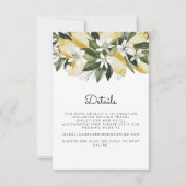 Dahlia - Lemon Citrus Garden Fruit - Creditcard Kaart (Voorkant)