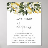DAHLIA Lemon Late Night Luier Game Poster (Voorkant)