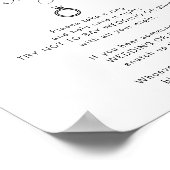 DAHLIA Lemon zegt geen Poster van de Bride of van  (Hoek)