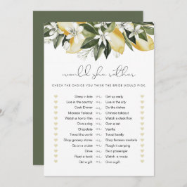 DAHLIA Lemon zou ze een beetje bridal spelen Kaart