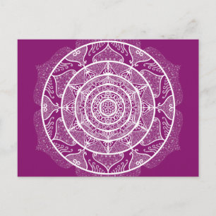 Dahlia Mandala Briefkaart