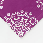 Dahlia Mandala Fleece Deken (Hoek)