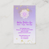 *~* Dahlia Mandala Pastel Lavender Pink AP2 Visitekaartje (Achterkant)