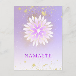 *~* Dahlia Mandala Pink Pastel Lavender AP2  Briefkaart