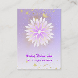 *~* Dahlia Mandala Pink Pastel Lavender AP2 Visitekaartje