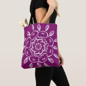 Dahlia Mandala Tote Bag (Dichtbij)