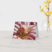 Dahlia met Bee Kaart (Gele Bloem)