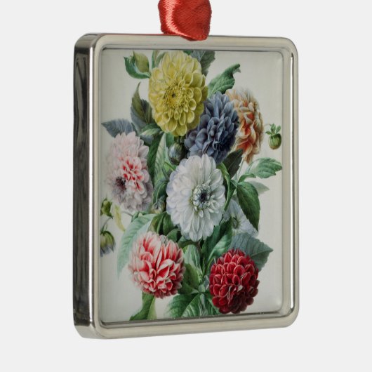 Dahlia Metalen Ornament (Rechts)