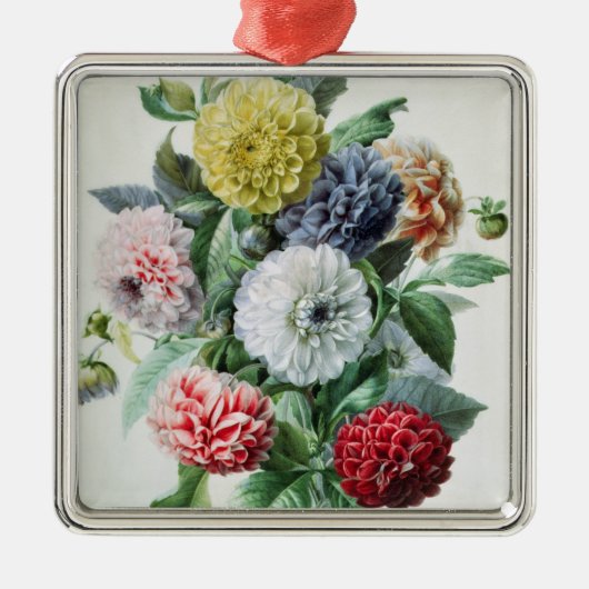 Dahlia Metalen Ornament (Voorkant)
