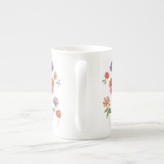 Dahlia mok (Achterkant)