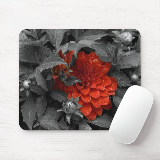 Dahlia-mousepad Muismat (Met muis)