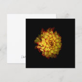Dahlia Notitiekaarten en Wenskaarten (Voorkant / Achterkant)