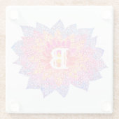 Dahlia Onderzetter Glazen Onderzetter (Achterkant)