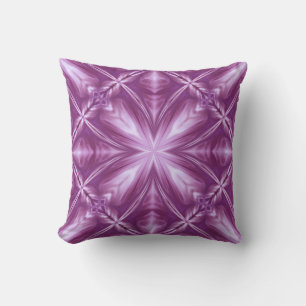 Dahlia Paarse Melkwitte Wolken Abstract Patroon Kussen
