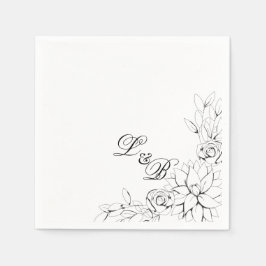 Dahlia Party Napkins Servet